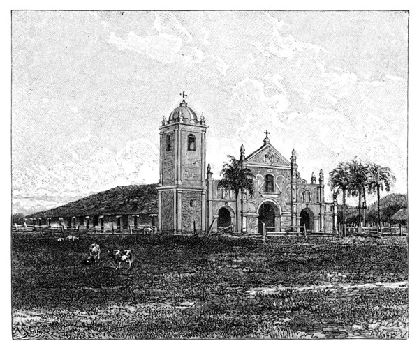An old Jesuit church, Pirayu, Paraguay, 1895. Artist: Unknown