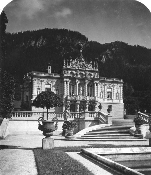 Linderhof Palace, Bavaria, Germany, c1900s. Creator: Wurthle & Sons.