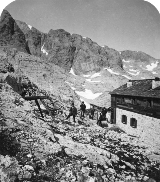 Simony Hut, Salzkammergut, Austria, c1900s.Artist: Wurthle & Sons