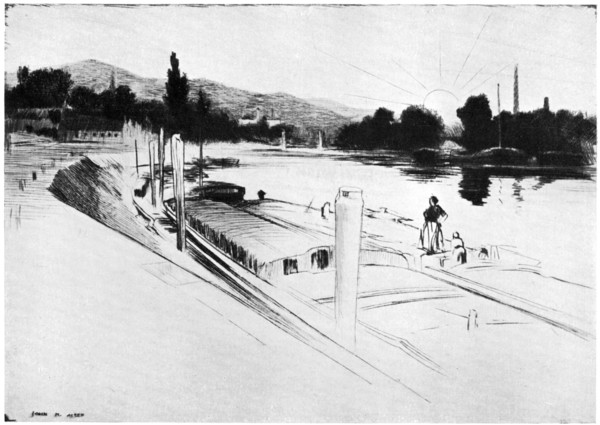 'At Rouen', 1929. Artist: John M Aiken