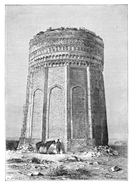 The Tower of Meimandan, Persia (Iran), 1895. Artist: Unknown