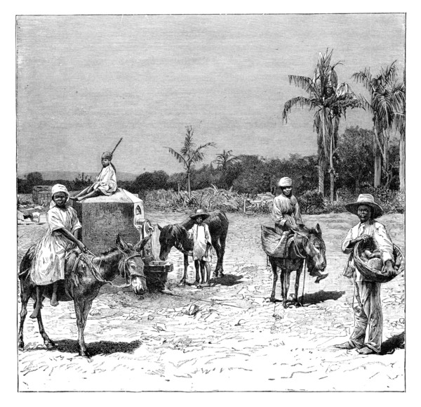 Group of Haitians, c1890. Artist: Unknown
