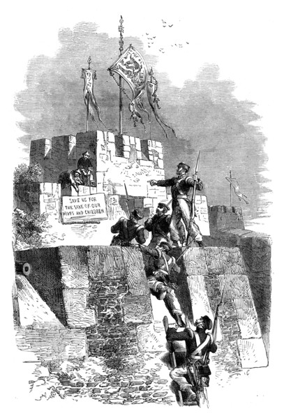 The capture of Ting-Hae, China, 1841 (c1895). Artist: Unknown