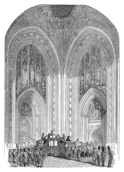 'Houses of Parliament, Grand Entrance', Westminster, London, late 19th century. Artist: Unknown