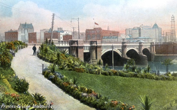 Princes Bridge, Melbourne, Australia, 1912. Artist: Unknown