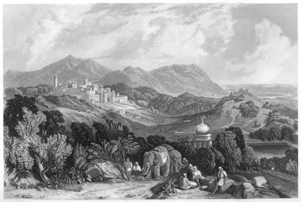 The fortress of Nahan in the dominion of Oude, India, c1860. Artist: Unknown