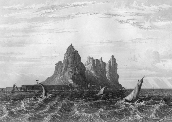 Gibraltar, 1857.Artist: H Winkles