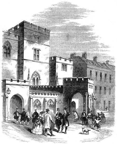 The entrance to the old House of Lords, 18th century (19th century). Artist: Unknown