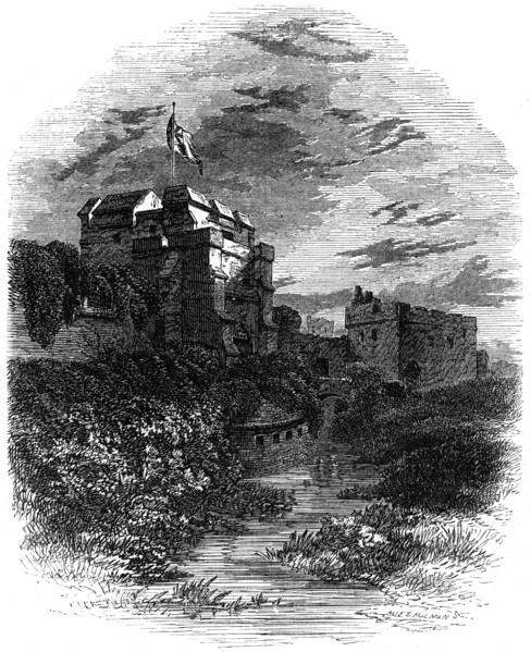 Carlisle Castle, Carlisle, Cumbria, 19th century.Artist: Bale & Hulman