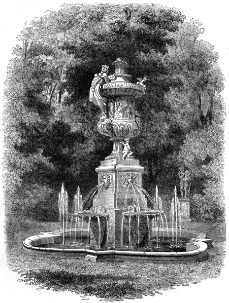 Gardens of the royal residence at Potsdam, Germany, 19th century. Artist: Unknown