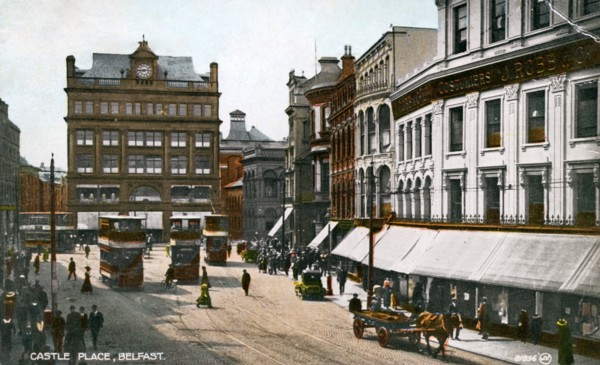 Castle Place, Belfast, early 20th century.Artist: Valentine & Sons Publishing Co