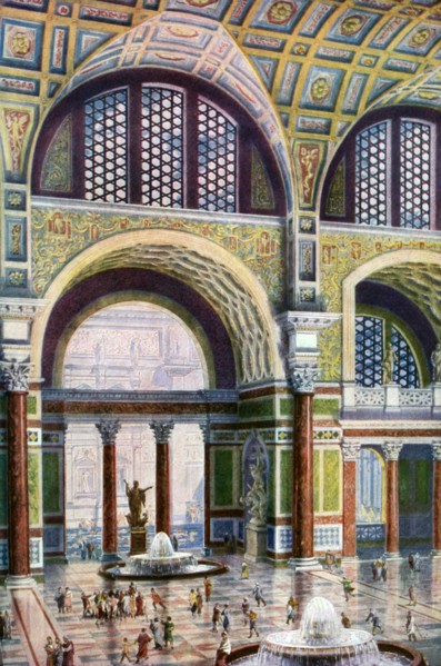 The tepidarium of the Baths of Caracalla, Rome, Italy, 1933-1934. Artist: Unknown