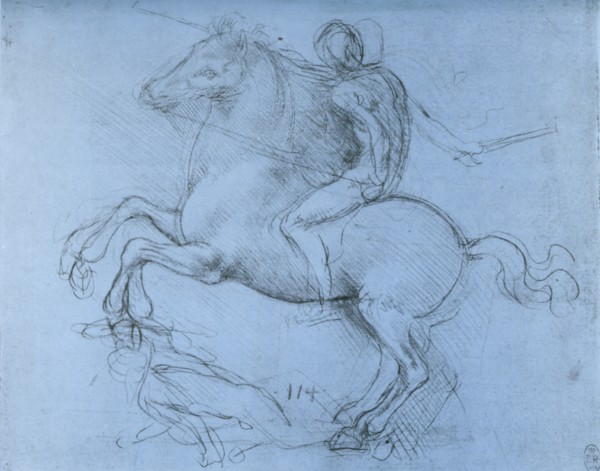 Study for the Sforza Monument, c1488-1493 (1954).Artist: Leonardo da Vinci