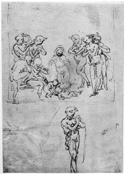 Study for the 'Adoration of the Magi', c1481 (1954).Artist: Leonardo da Vinci