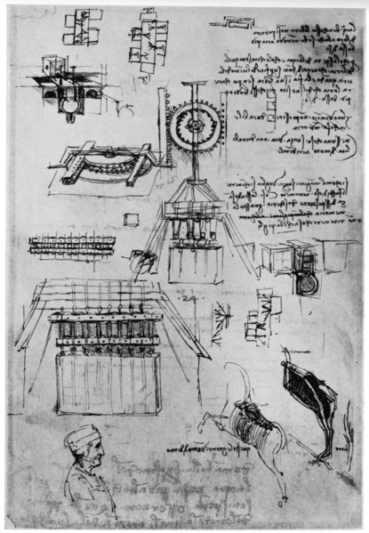 Study for the casting of the Sforza Monument, c1493 (1954). Artist: Leonardo da Vinci