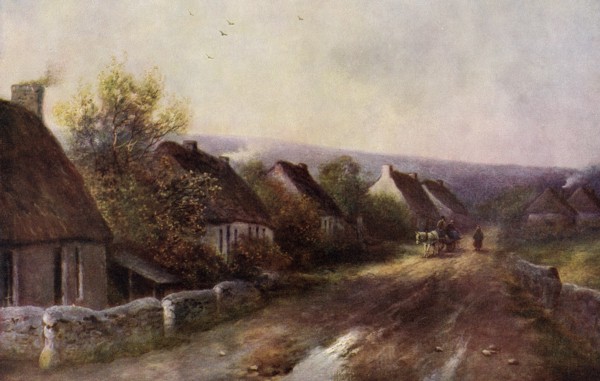 'A Tipperary Village', Ireland, 1924-1926.Artist: JW Gozzard