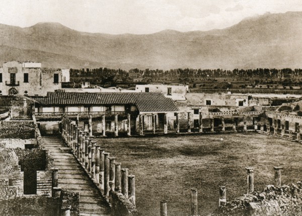 Caserma dei glagiatori, Pompeii, Italy, c1900s. Creator: Unknown.