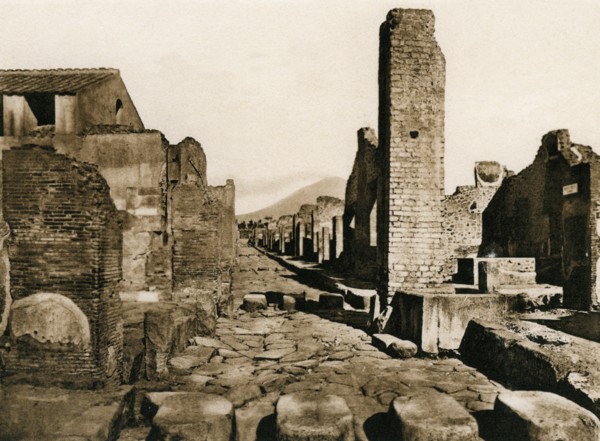 Strada Stabiana, Pompeii, Italy, c1900s. Creator: Unknown.