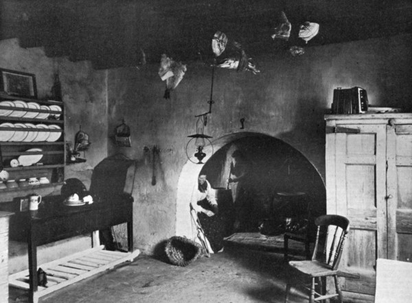 A farm kitchen, Orkney, Scotland, 1924-1926. Artist: Thomas Kent