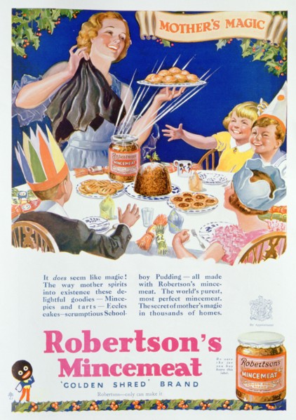 Advert for Robertson's Mincemeat, 1933. Artist: Unknown