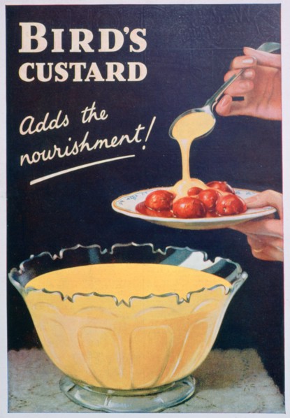 Advert for Bird's Custard, 1935. Artist: Unknown