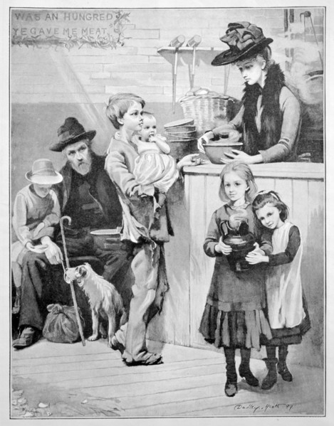 'A Ministering Angel', 1889.Artist: Ernest Dudley Heath