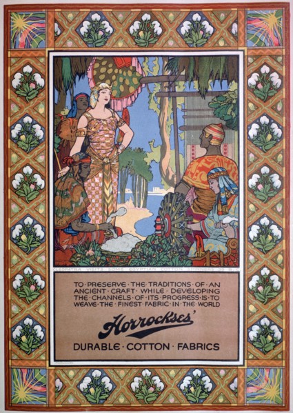 Advert for Horrockses' fabrics, 1920. Artist: Unknown