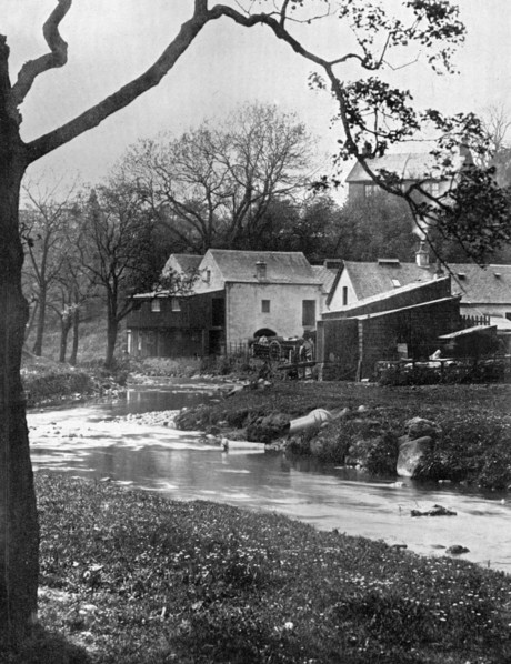 Old mill, Milngavie, East Dunbartonshire, Scotland, 1924-1926.Artist: Valentine & Sons Ltd