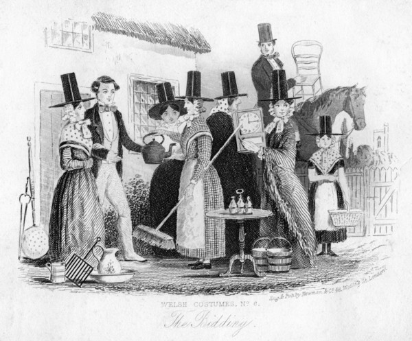 'The Bidding', 19th century.Artist: Newman & Co