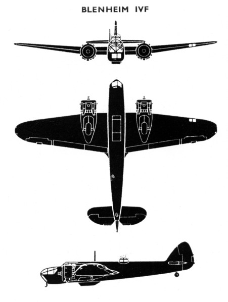 Bristol Blenheim Mk IVF, 1941. Artist: Unknown