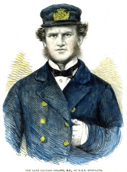 Captain Josling, of HMS 'Euryalus', 1863. Artist: Unknown