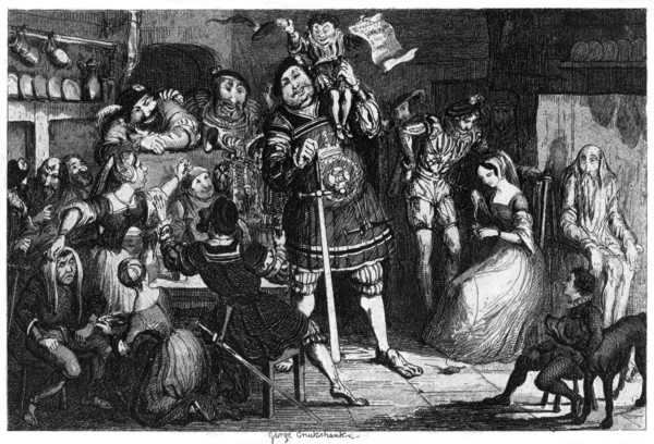 The Stone Kitchen, 1840. Artist: George Cruikshank