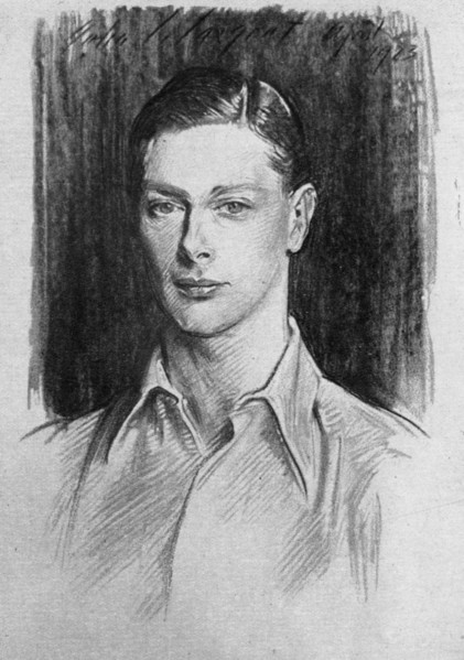 Study of the Duke of York, 1923.  Creator: John Singer Sargent.
