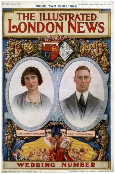 Front cover of "The Illustrated London News Wedding Number", 28th April 1923.  Creator: Unknown.