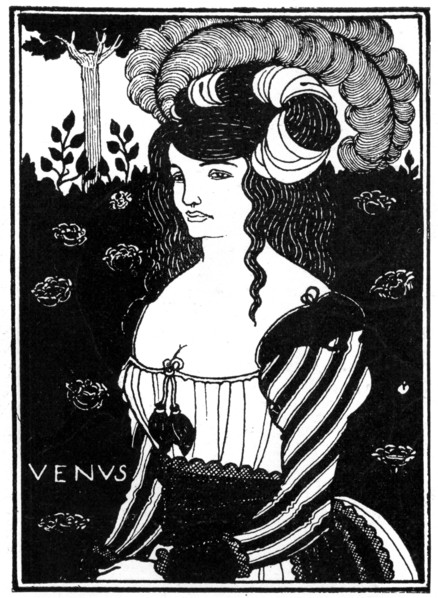 Portrait of a woman, 1898.Artist: Aubrey Beardsley