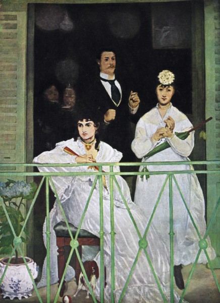 'The Balcony', 1868-1869.Artist: Edouard Manet