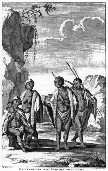 Khoikhoi labourers, 1931. Artist: Unknown