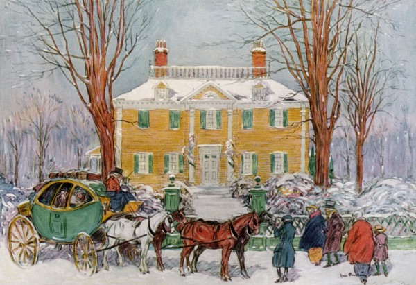 Longfellow House, Cambridge, Massachusetts, USA, c18th century (1921).Artist: James Preston