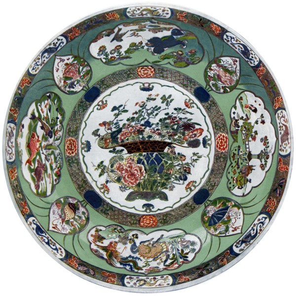 A Chinese porcelain dish of the Kang-he period, 17th century (1903). Artist: Unknown