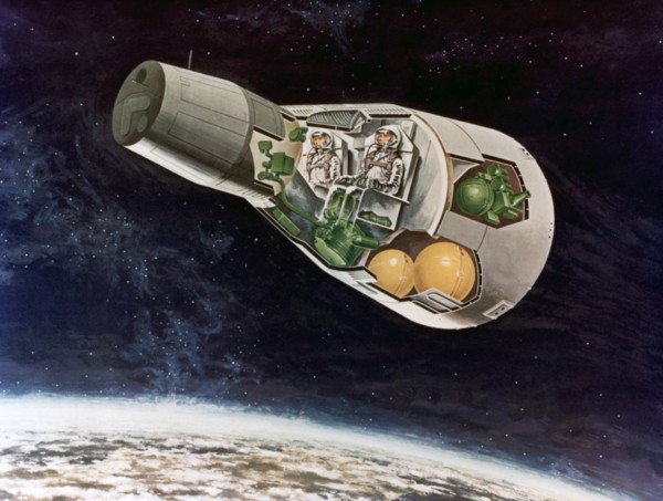 A NASA Lunar Module, c1970s.Artist: NASA