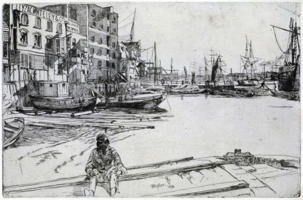 'Tyzac Whiteley and Co', 1859 (1904).Artist: James Abbott McNeill Whistler