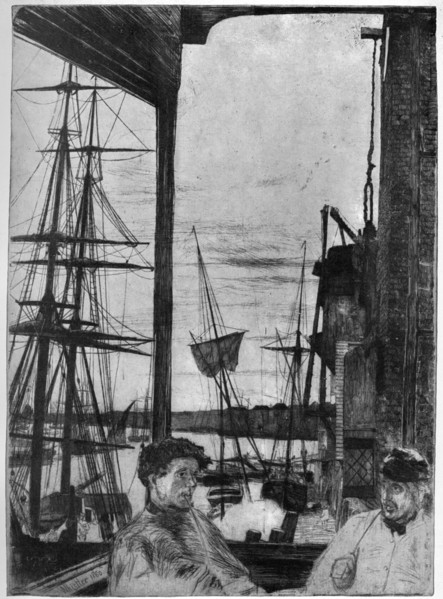'Rotherhithe', 1860 (1904).Artist: James Abbott McNeill Whistler
