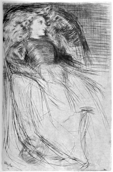 'Weary', 1863 (1904).Artist: James Abbott McNeill Whistler