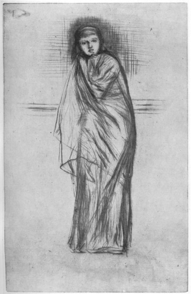 'The Model Resting', 19th century (1904).Artist: James Abbott McNeill Whistler