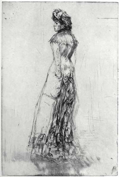 'Maude, Standing', 1873 (1904).Artist: James Abbott McNeill Whistler