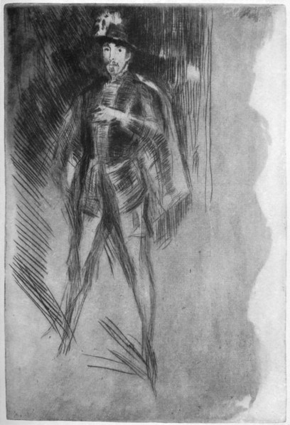 Henry Irving (1838-1905) as Philip of Spain, 19th century (1904).Artist: James Abbott McNeill Whistler