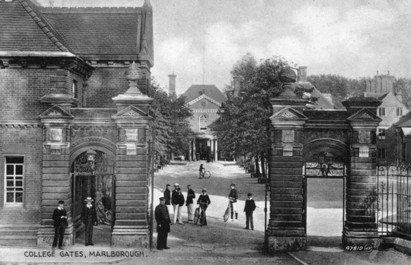 The entrance to Marlborough College, Marlborough, Wiltshire, early 20th century. Artist: Unknown