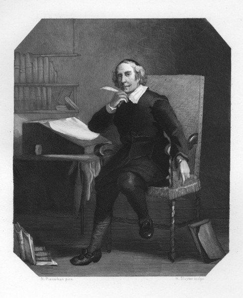 Joost van den Vondel, 17th century Dutch poet and dramatist, c1870.Artist: H Sluyter