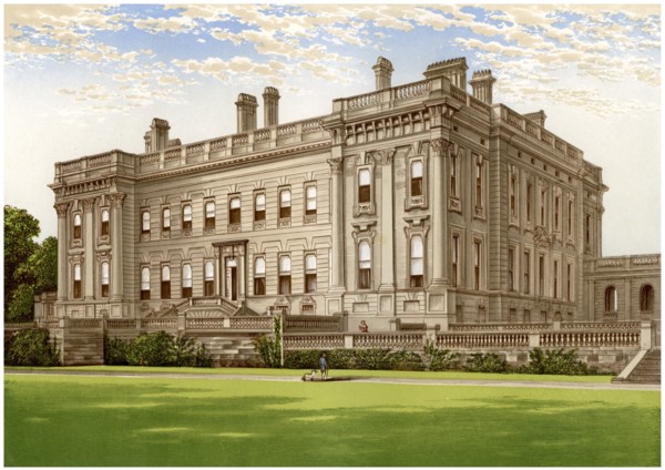 Heythrop, Oxfordshire, home of the Brassey family, c1880. Artist: Unknown