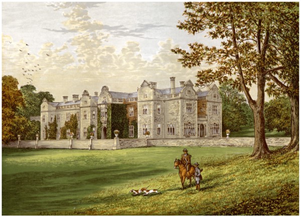 Brantingham Thorpe, Yorkshire, home of the Sykes family, c1880. Artist: Unknown